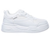 Sneakersy damskie buty całe białe Big Star SS274590 sportowe sznurowane