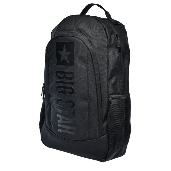 Plecak czarny Big Star RR574146 sportowy turystyczny szkolny A4 na laptopa
