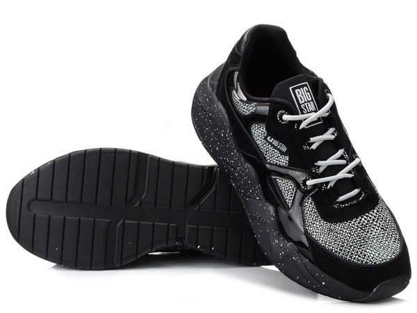 Sneakersy BIG STAR HH274325 damskie czarne