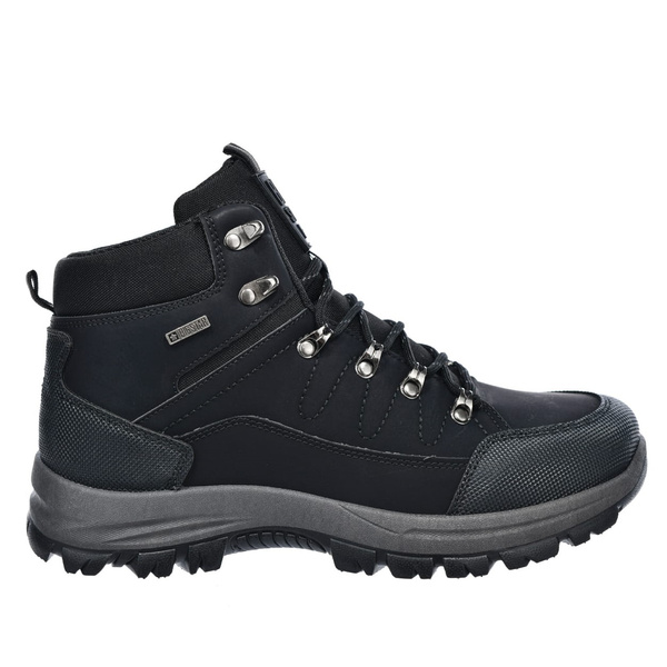 Buty męskie sportowe zimowe czarne Big Star SS174048 za kostkę