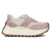 Sneakersy damskie beżowe  Filippo DP6785/25 buty na platformie skórzane