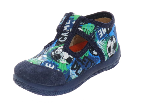 Kapcie chłopięce do przedszkola szeroki nosek profilowane Milami 226