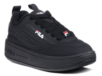 Buty sneakersy sportowe Fila Superbubble damskie czarne na platformie