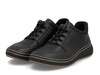 Półbuty damskie Rieker 50959 sneakersy  sportowe czarne skórzane wygodne