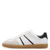 Sneakersy damskie białe Tamaris 23624 buty skórzane sznurowane sportowe