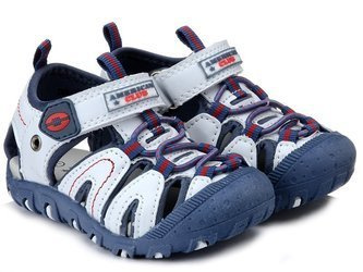 AMERICAN CLUB 08/20 BIAŁE SANDAŁKI NA RZEPY