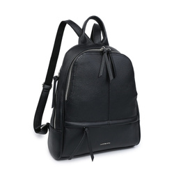 Plecak damski miejski czarny klasyczny mały Luigisanto HS6900