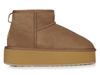 Śniegowce damskie Emu Australia camel platforma Stinger Micro Flatform