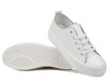 Trampki damskie białe Big Star NN274847 sneakersy ekoskóra platforma