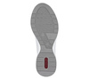 Sneakersy damskie białe Rieker N4340-80 półbuty skórzane na koturnie