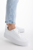 Sneakersy damskie całe białe Big Star RR274303 sportowe na platformie