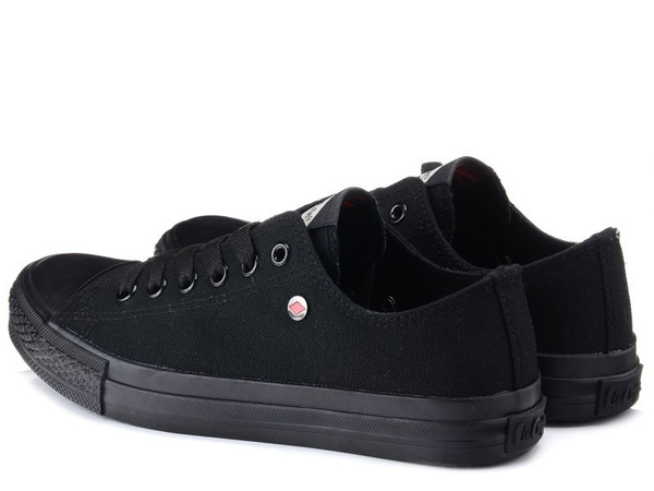 TRAMPKI LEE COOPER 044 CZARNE DAMSKIE NISKIE