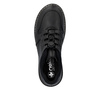 Półbuty damskie Rieker 50959 sneakersy  sportowe czarne skórzane wygodne