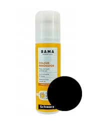 Renowator koloru w płynie do skóry, zamszu i nubuku Bama czarny z gąbką