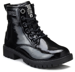 Buty glany dziecięce BIG STAR zimowe ocieplane czarne II374045