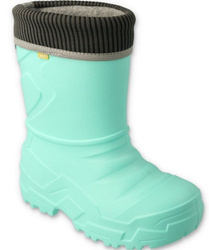 Kalosze dziecięce ocieplane ze skarpetą lekkie piankowe Befado 162Y305