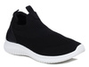 Buty dziecięce sportowe czarne Axim 24454 wsuwane tekstylne elastyczne 