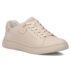 Sneakersy damskie beżowe Filippo DP6860/26 BE skórzane sznurowane lekkie