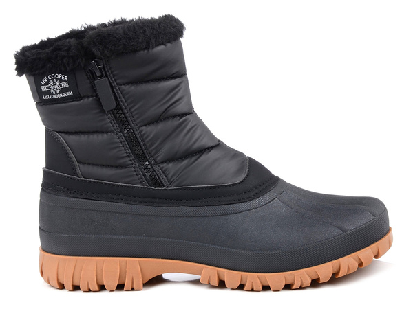 Śniegowce damskie buty zimowe ocieplane czarne Lee Cooper 2866L