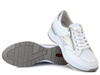 Półbuty damskie białe Rieker N4322-80 sneakersy skórzana wkładka zamek 