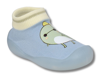 Kapcie dziecięce dziewczęce Befado 002B001 niemowlęce domowe niechodki