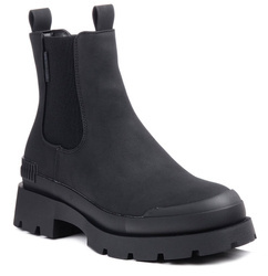 Buty zimowe Big Star damskie botki sztyblety ocieplane czarne MM274313