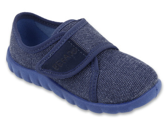 Kapcie dziecięce chłopięce do przedszkola domowe na rzep Befado 457P004