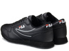 Buty sportowe męskie Fila Orbit Low z ekoskóry lekkie czarne sznurowane