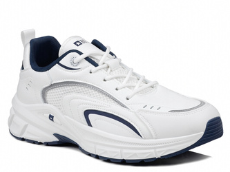 Buty męskie sportowe białe Big Star SS174284 z ekoskóry sznurowane