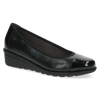 Buty damskie czarne Caprice 9-22100-41 czółenka baleriny skórzane 