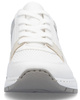 Buty sportowe Rieker N6502-80 sneakersy damskie skórzane białe 