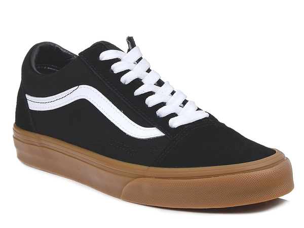 Trampki męskie czarne Vans Old Skool niskie tekstylne sznurowane