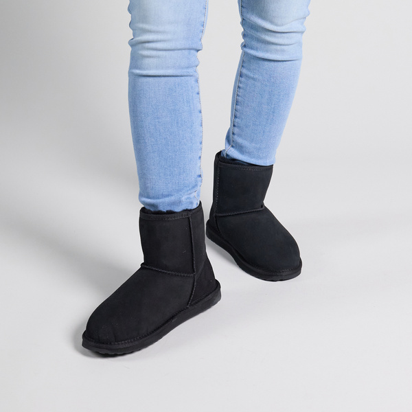 Buty damskie Emu Australia śniegowce czarne zimowe Stinger Mini