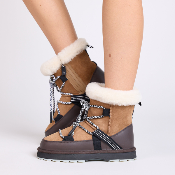 Buty damskie Emu Australia zimowe śniegowce Blurred ocieplane wełną