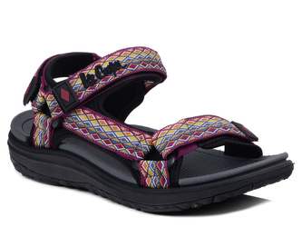 Sandały damskie sportowe trekkingowe Lee Cooper 3565L fioletowe lekkie