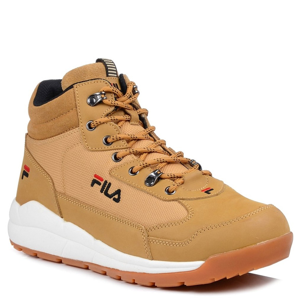 Buty sportowe Fila Alpha męskie zimowe wysokie camel	