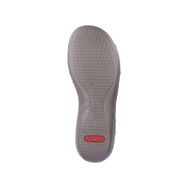 Wygodne sandały damskie Rieker 608G9-47 szare