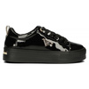 Buty sneakersy damskie skórzane na platformie Filippo 3533/23 czarne