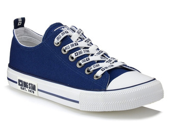 Trampki damskie Big Star KK274103 granatowe tenisówki klasyczne niskie