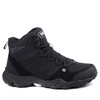 Buty męskie trekkingowe czarne DK VB17782 softshell wysokie za kostkę