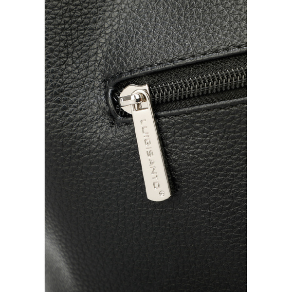 Torebka damska czarna duża do ręki i na ramię ekoskóra Luigisanto CW6689