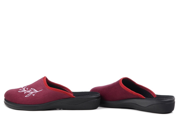 Kapcie damskie śliwkowe Inblu CU-1D pantofle domowe zakryte wygodne