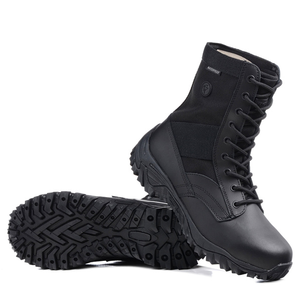 Buty męskie taktyczne trekkingowe wojskowe czarne Vemont 9AT2033C wysokie