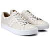 Sneakersy damskie beżowe CAPRICE 23657 skórzane lekkie na platformie