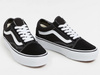 Trampki damskie czarne Vans Old Skool Platform na platformie skórzane