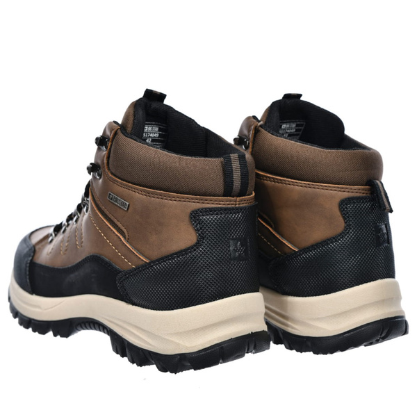 Buty męskie sportowe trekkingowe brązowe Big Star SS174049 za kostkę