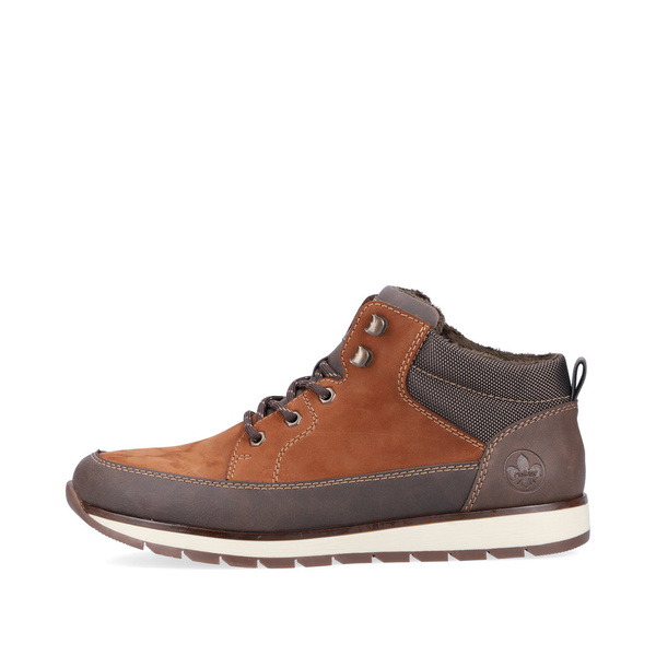 Buty męskie zimowe ocieplane skóra Rieker 18315