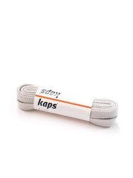 Sznurówki do butów sznurowadła białe płaskie bawełniane Kaps