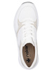 Buty sportowe Rieker N6502-80 sneakersy damskie skórzane białe 