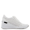 Sneakersy damskie Marco Tozzi 23501 buty na koturnie białe skórzane